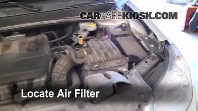 2007 Chrysler Sebring Limited 2.4L 4 Cyl. Filtro de aire (motor) Cambio